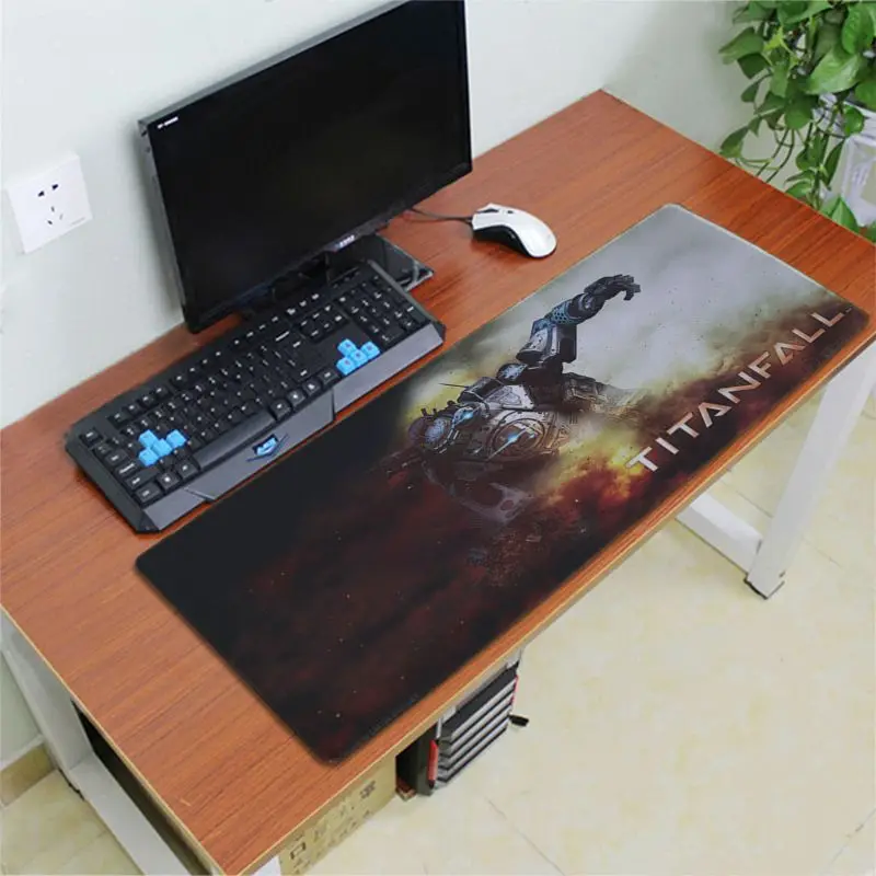 Babaite Titanfall обои Силиконовые большой/маленький коврик для мыши игра скорость/Управление версия большой игровой коврик для мыши - Цвет: Lock Edge 30x80cm
