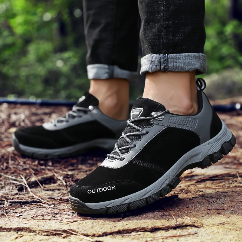 

Handmade Shoes Spring and Autumn Men's Casual Shoes Slip-On Non-Slip Wear-Resistant Men's Outdoor Climbing Sneakers