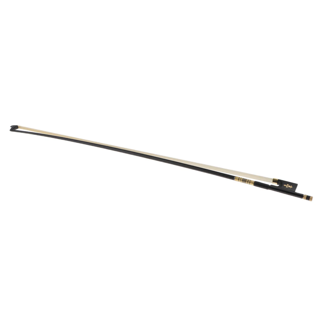 

4/4 Full Size Violin Bow Fiddle Carbon Fiber Violin Fidddle String Bow Black