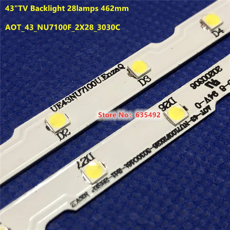 2 шт. LED PARA Телевизор SAMSUNG BN61 15482A панель CY NN043HGAV2H Modellos UN43NU7100F UN43NU7100FXZA UN43NU7100K UE43NU7020
