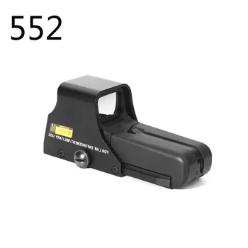 

hunting Holographic reflex 552, Green illuminated sight, red dot with 20mm stand for compressed air Rifle scope riflescope