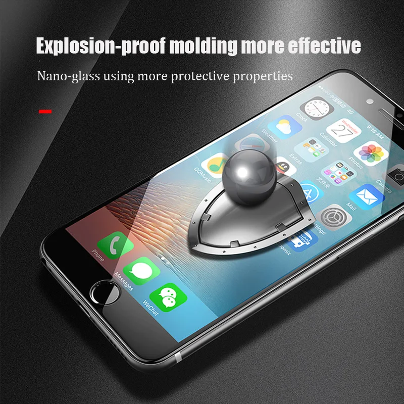Прозрачная защитная пленка для экрана HD с полным покрытием iPhone 6 8 7 Plus X XR 11 Pro Max SE