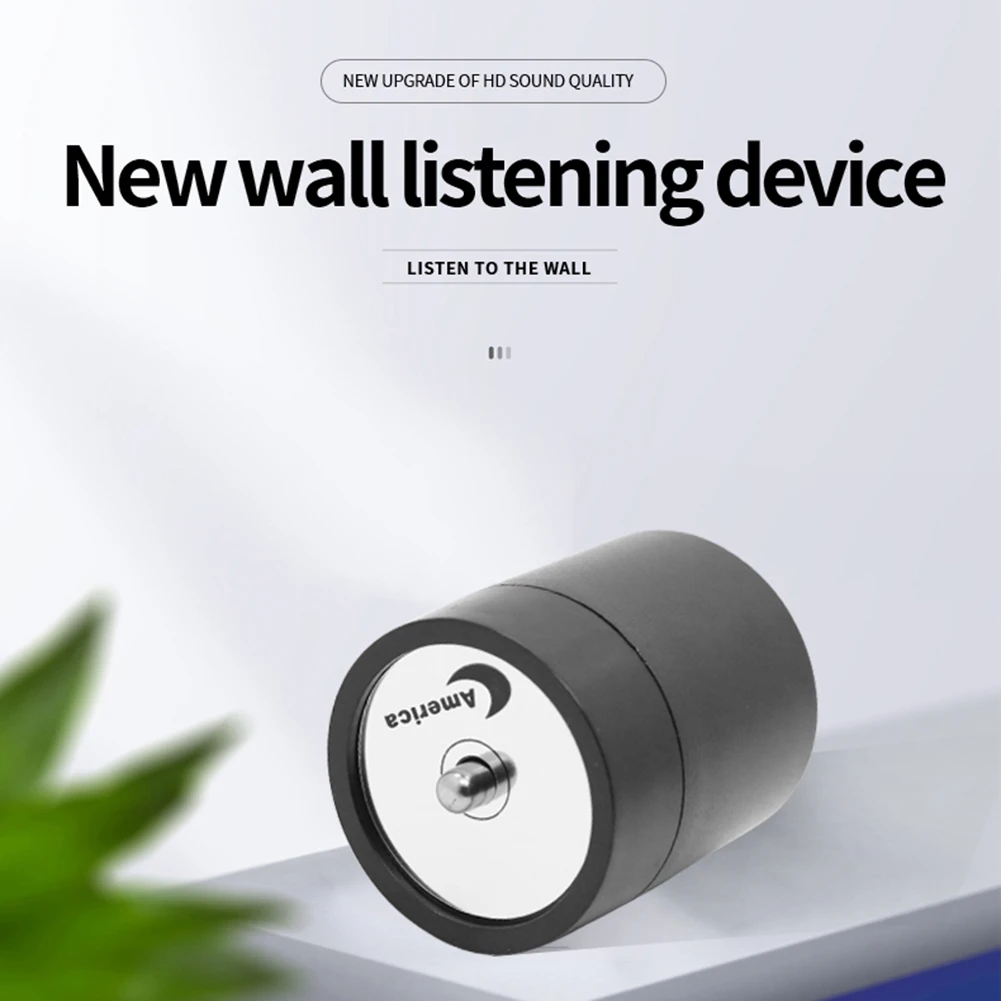 Wall Microphone High Strength Voice Listen Detector for Engineer Pipe Water Leakage Anti Wiretapping Detector