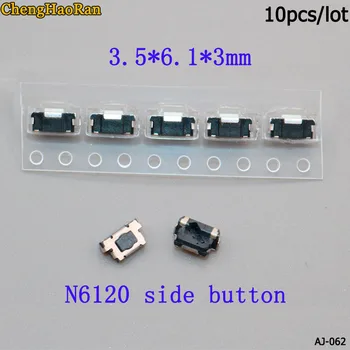 

ChengHaoRan 3.5*6.1*3mm SMD button toggle switch For N6120 side button small switch slide switch set of 10