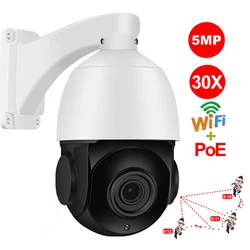 IMPORX – SONY IMX335 caméra de Surveillance dôme PTZ IP POE 5MP, WIFI, ZOOM 30X, suivi automatique, protocole Hikvision, reconnaissance des personnes 