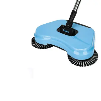 

Multifunction Handheld Vacuum Cleaner Blue Sweeper Home Push Type Broom Set Gift Double-handed Push Sweeper