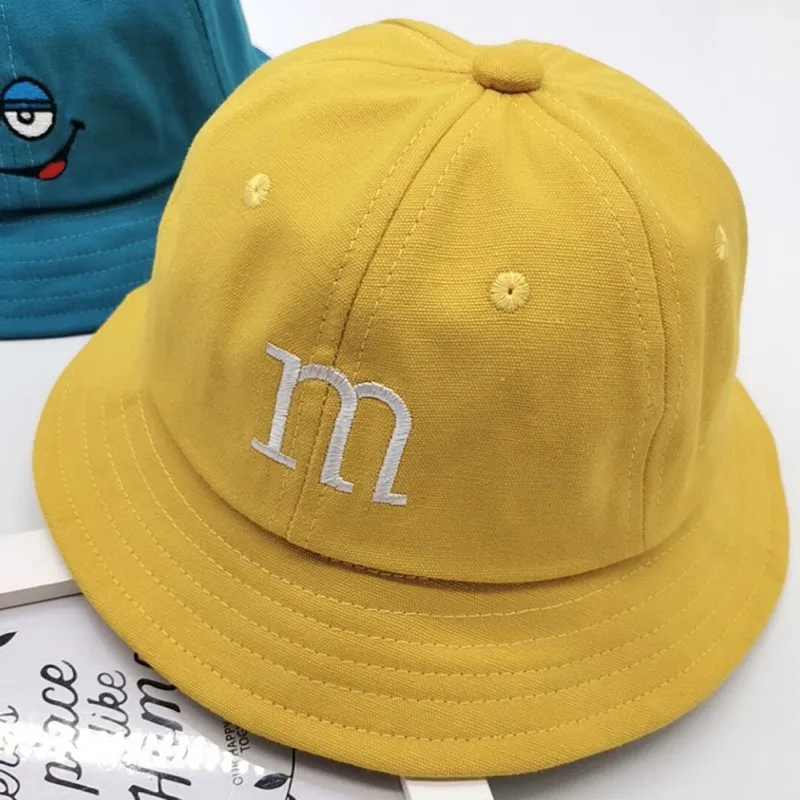 Детская шапка; Повседневная модная кепка для малышей; милая шапка-ведро с вышитым рисунком для малышей; подарок для детей