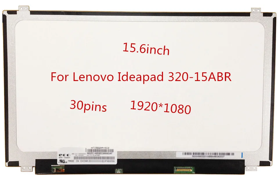 Светодиодный дисплей для Lenovo ideapad 320-15ABR экран 15 6 дюйма FHD 1920X1080 30pin матрица 320 80XS |