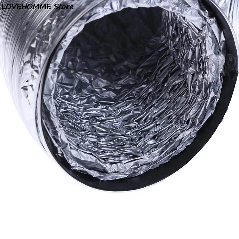 4inch Ventilator Pipe Aluminum Tube 2M Air Ventilation Hose aluminum foil ventilation pipe ventilation hose