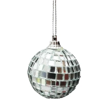 

15cm Disco Professional DJ Ball Mirror Ball Mirror Glass Dance Silver Lightweight Party Bar Party Decor