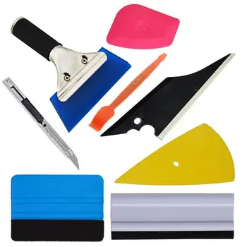 

Vinyl Wrap Car Tool Kit Magnet Stick Squeegee Film Sticker Scraper Auto Wrapping Window Tint Car Accessories