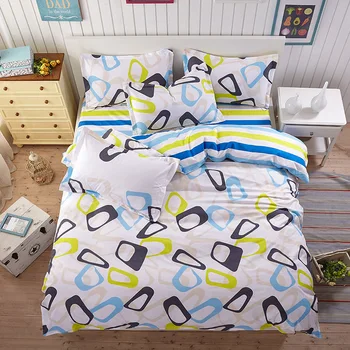 

Cartoon owl and cat/3D pattern /moon king queen size cotton bedding set bedclothes duvet cover bed sheet pillow cases- bed linen