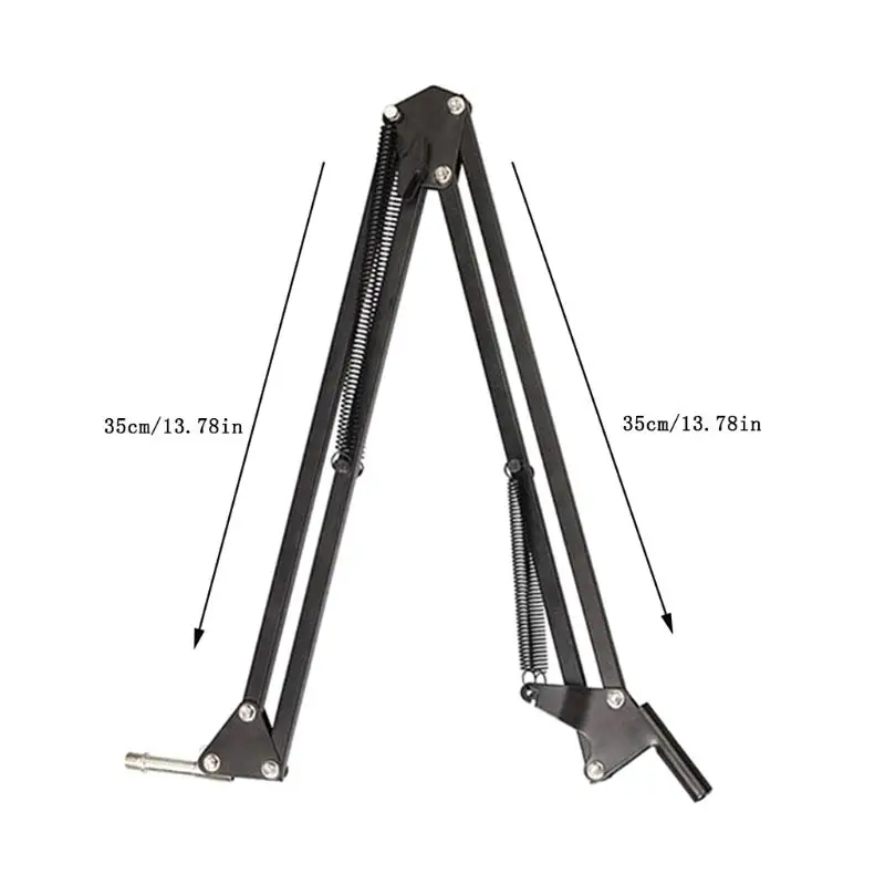 Extendable Recording Microphone Holder Suspension Boom Scissor Arm Stand Holder Microphone Clip Table Mounting Clamp microphone stand