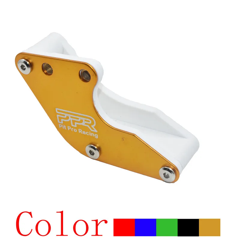 Sprocket Chain Guide Guard For Chain #420 #428 Chinese Dirt Pit Bike Motorcycle Motocross Aluminum With Plastic