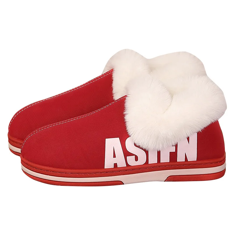 

Women's New Cotton Slippers Women's Winter Home Interior Bag with Warm Shoes Non-slip Cotton Slippers Soft and Comfortable