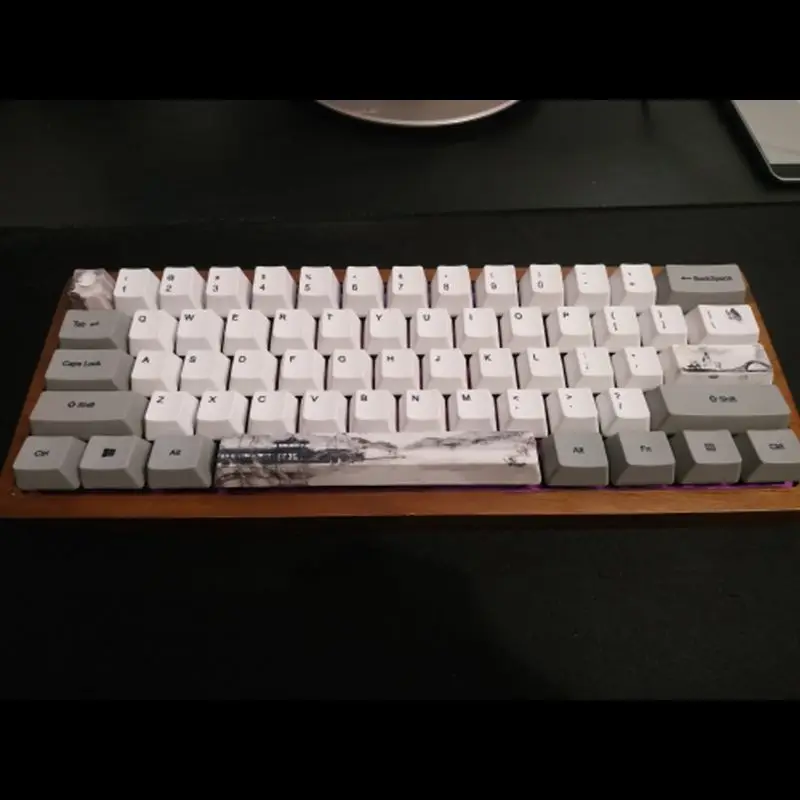 Клавиатура с сублимацией чернил милые колпачки для ключей PBT OEM профиль колпачок
