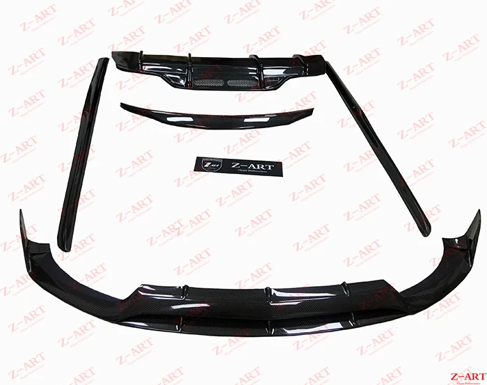 Z ART aerokit из настоящего углеродного волокна для Mercedes benz W205 AMG комплект корпуса C class