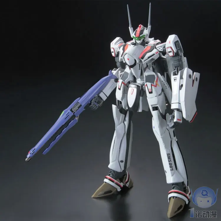 Goede Originele Gundam 1 72 Model VF 25F Messias Valkyrie Altd Custom Dimension Fortress Macross Mobiele Pak Kinderen Speelgoed Met Houder