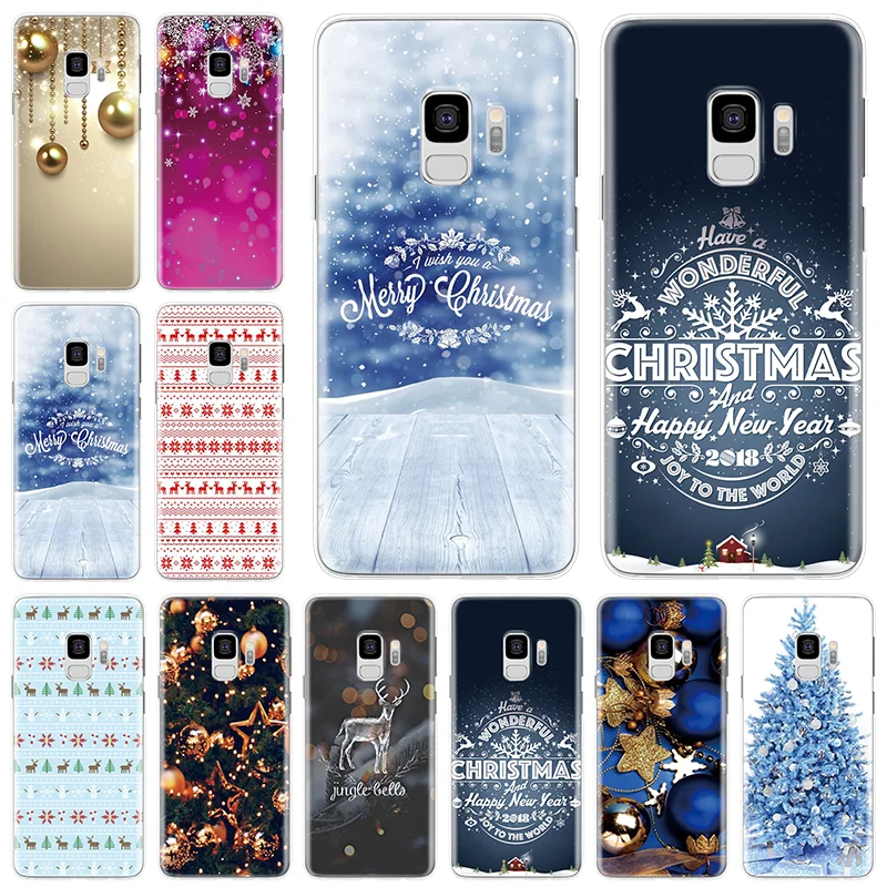 

Merry Christmas Case For Samsung Galaxy Note 10 9 8 5 4 S6 S7 Edge S8 S9 S10 Plus S10e G360 G530 Xcover 4 J5 J8 J4 J6 Plus Coque