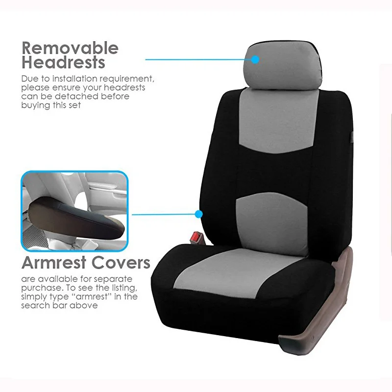 Car Seat Covers AUTOYOUTH Unique Flat Cloth Detachable Headrests and Solid Bench Interior Accessories Universal car seat covers,car seat protective cover