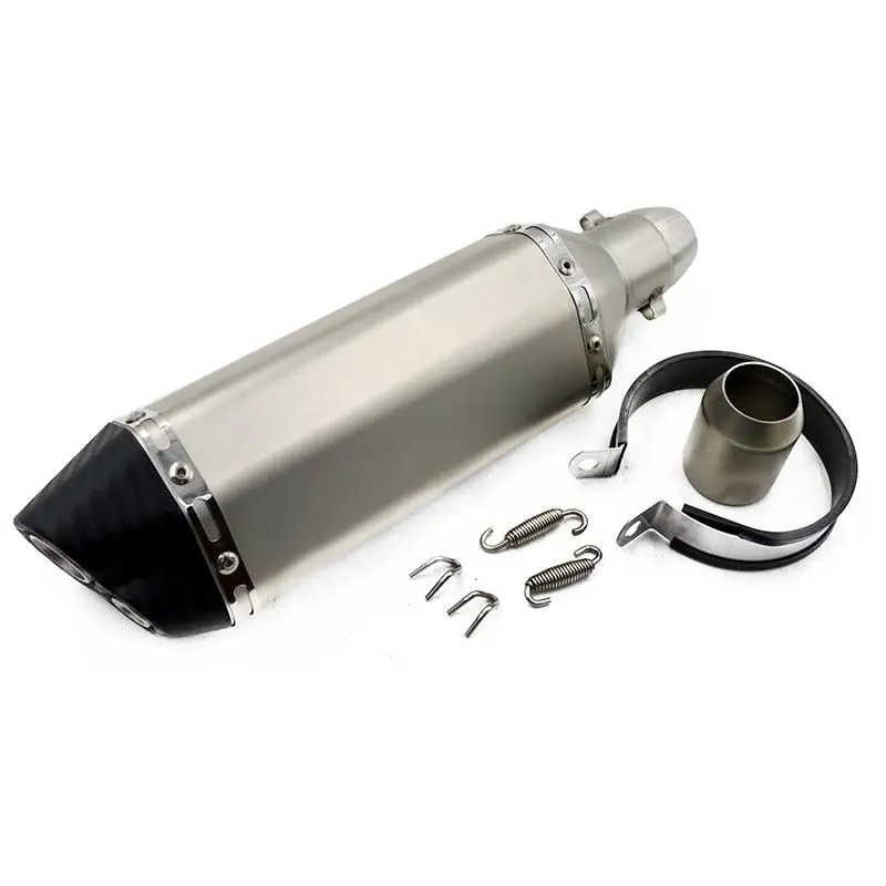 Silenciador de tubo de escape universal MX Dirt Pit Bike Protecci/ón para moto CRF Motocross Naranja