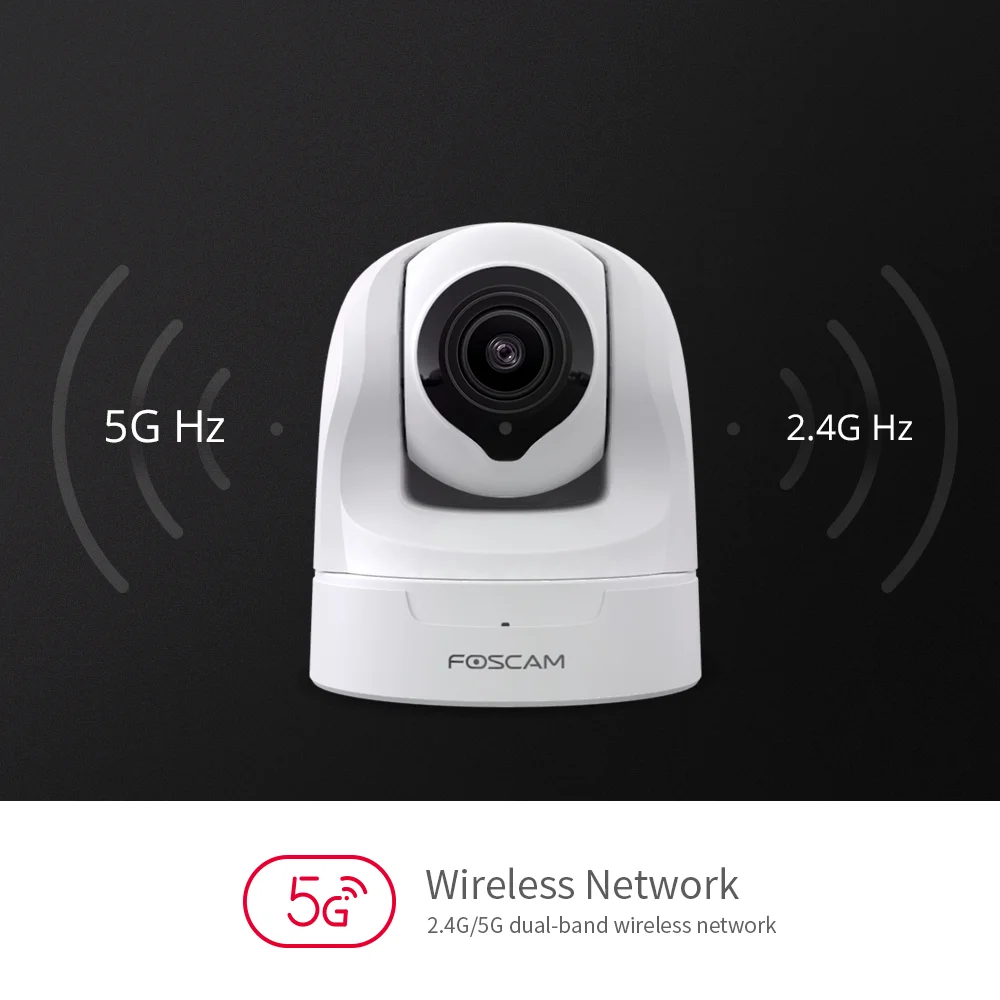 Foscam FI9926P 2,4G/5G 2MP Full HD 1080P PTZ камера видеонаблюдения для дома с 4-кратным оптическим зумом
