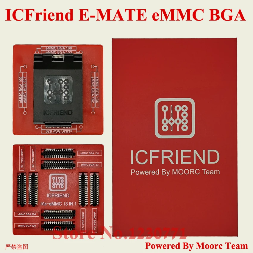 Новинка высокоскоростная Флейта E MATE BOX EMMC BGA 13 в 1 для 100 136 168 153 169 162 186 221|Детали