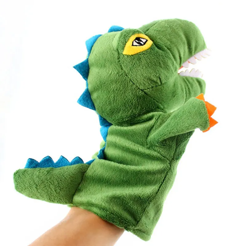 Мягкая плюшевая игрушка динозавр из мультфильма, ручная кукла для детей ясельного возраста, делая вид, что играю, подарок, плюшевые игрушки динозавр