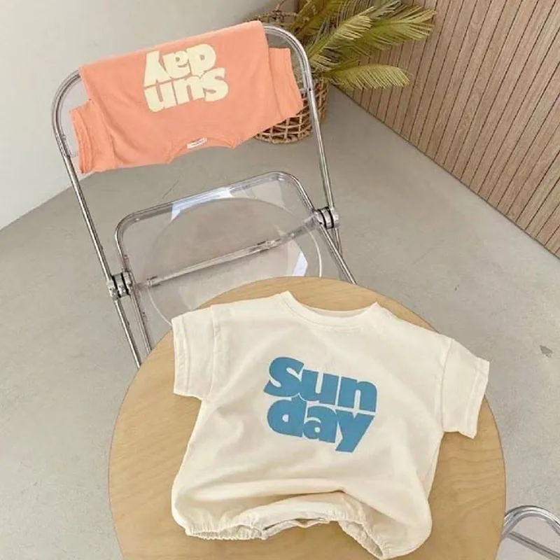 Cotton Newborn Baby Bodysuit One Piece Solid Romper