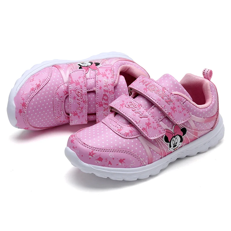 Новинка; детские кроссовки для девочек; цвет розовый, фиолетовый; кроссовки для девочек; детские беговые кроссовки на липучке; нескользящие спортивные кроссовки для девочек