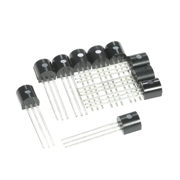 

New 10pcs/lot IC CHIP Thermometer Accessories DS18B20 TO-92 3 Pins Wire Digital IC