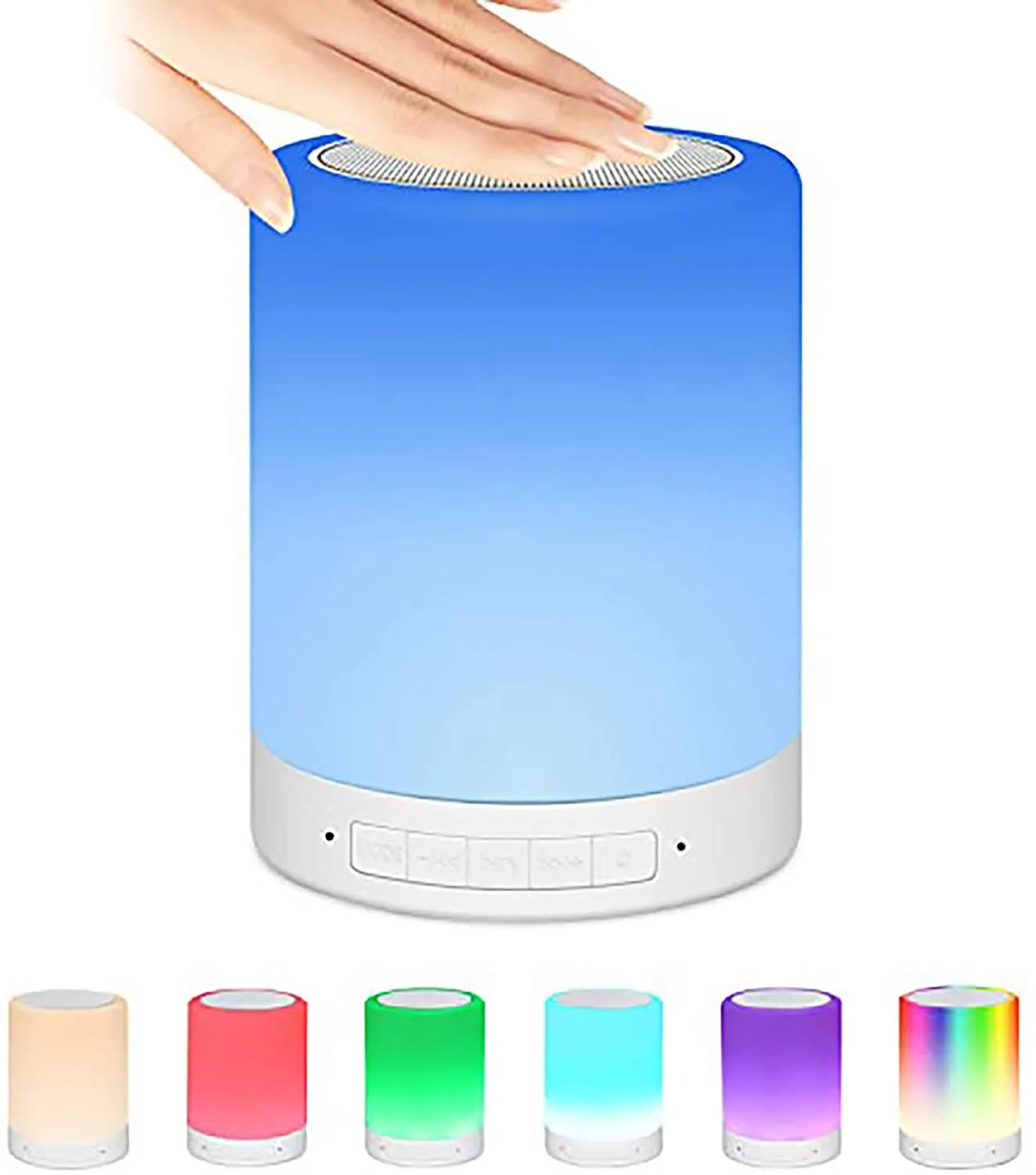 Светодиодный Bluetooth-динамик ночник беспроводная лампа смарт-музыка Подключаемая