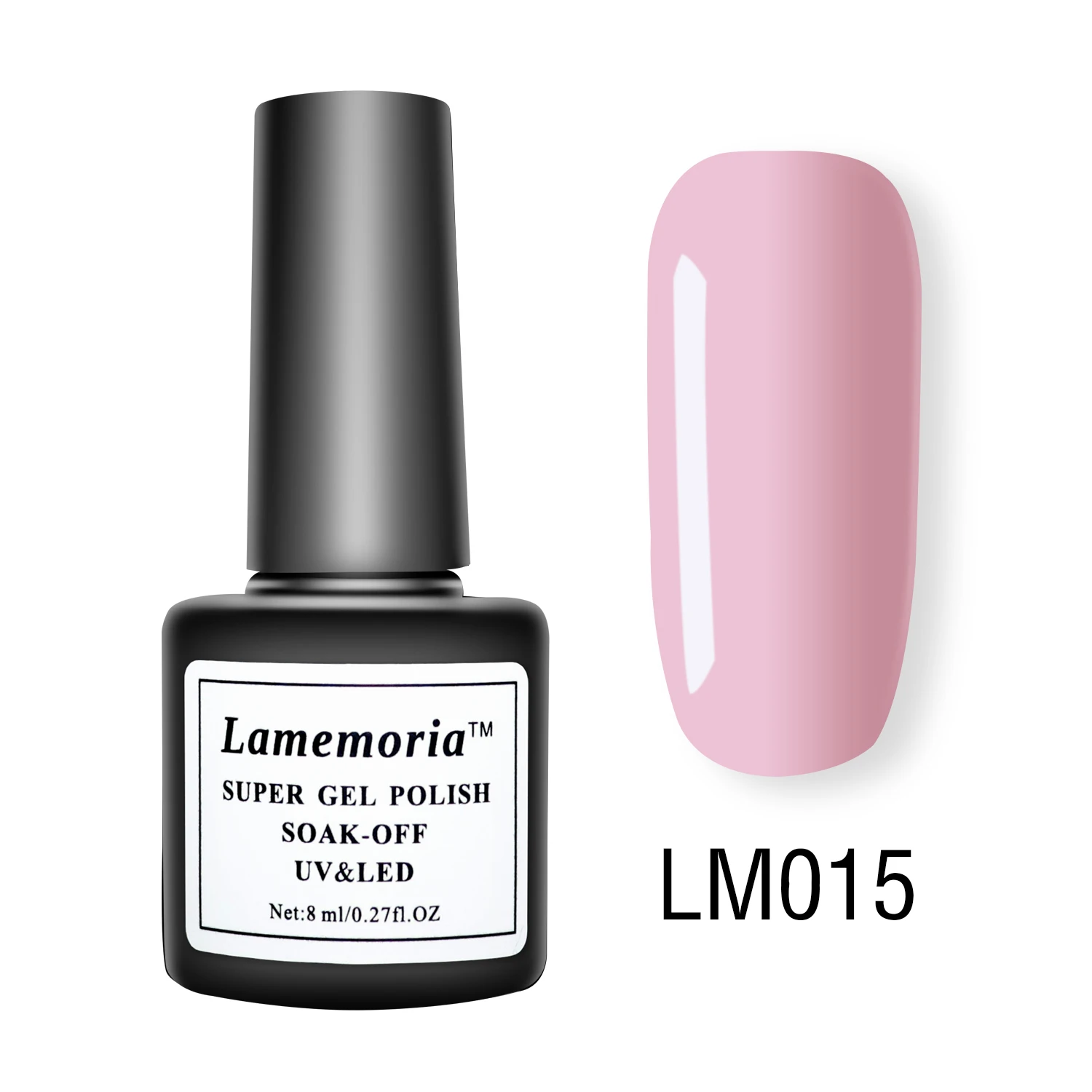 LM015 Lamemoria 8 мл УФ-гель для ногтей чистый цвет красный синий гель лак профессиональный цветной лак замачиваемый лак для ногтей Матовый жидкий - Цвет: LM015