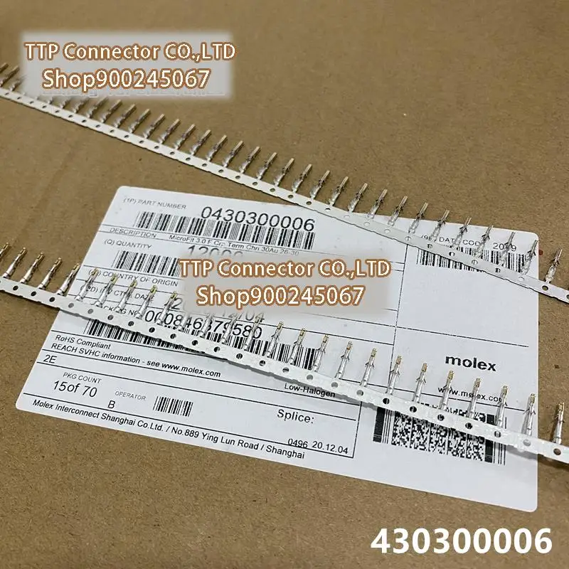 

12000pcs/lot Connector 43030-0006 430300006 100% New and Origianl