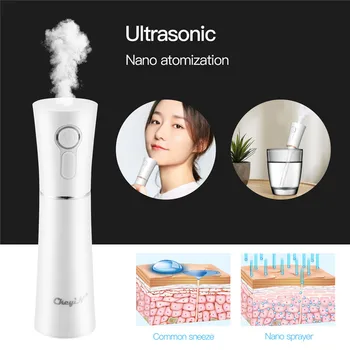 

Portable Nano Mist Sprayer Facial Steamer Moisturizing Beauty Instrument Handy Atomization Mister Face Humidifier Skin Care 50