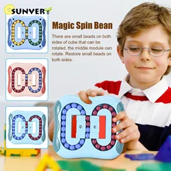 Cube magique pour enfant, Puzzle 3D magnétique, jouet éducatif pour le cerveau, 2021 
