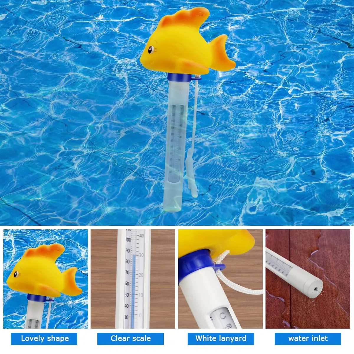 

Outdoor & Indoor Swimming Pool Floating Digital Thermometer Baby Bath Care / Multi-use -- Bath Water Spas ,Hot Tubs, Aquariums