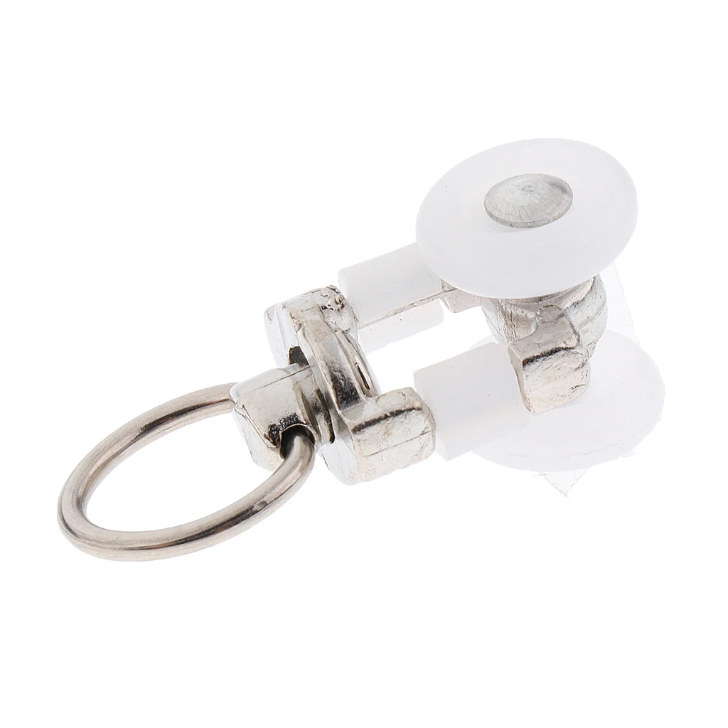 10 Piece Aluminum alloy Curtain Track Glider Rail Slide Wheels Roller  #1