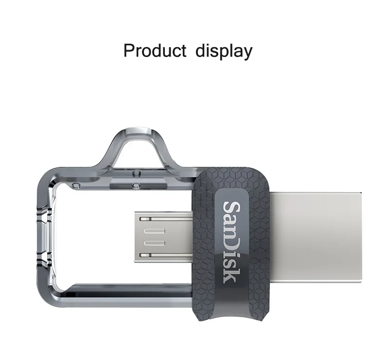 SanDisk Ultra Dual Pendrive DD3 OTG Micro USB 3,0 Flash Stick 16 ГБ 32 ГБ 64 Гб 128 ГБ 256 Гб карта памяти U диск для Android PC