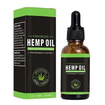 

30ml 1000mg Premiun Hemp Extract Massage Oil Organic Body Cbd Oil Pure Essential Oils Massage Relieve Stress Help Sleep Hemp Oil