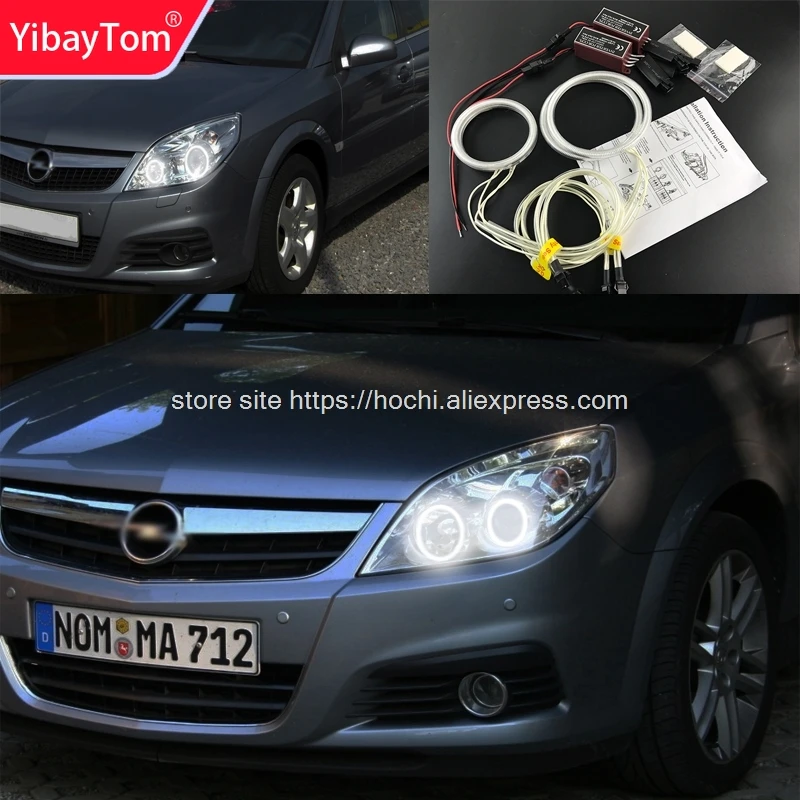 Yibaytom Uitstekende Ccfl Angel Eyes Kit Ultra Heldere Koplamp Verlichting Voor Opel Vectra C Caravan 2005 2006 2007 2008