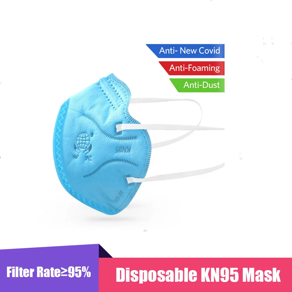 

20-100PCS Safey Protect High Quality Anti PM2.5 Anti Particle KN95 Mask Cycling Face Mask FFP1 FFP2 Protection Dust Masks