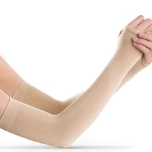 1 пара Защита от ультрафиолетовых лучей длинный рукав бег для гольфа, велоспорта не дорогой мягкий охлаждающий теплые перчатки, способный преодолевать Броды для взрослых/для детей Высокое качество