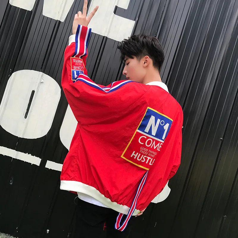 

Hong Kong Style Street Summer Ultra-Thin Short Jacket MEN'S Coat Webbing GD G-DRAGON Celebrity Style Coat Loose-Fit Fashion