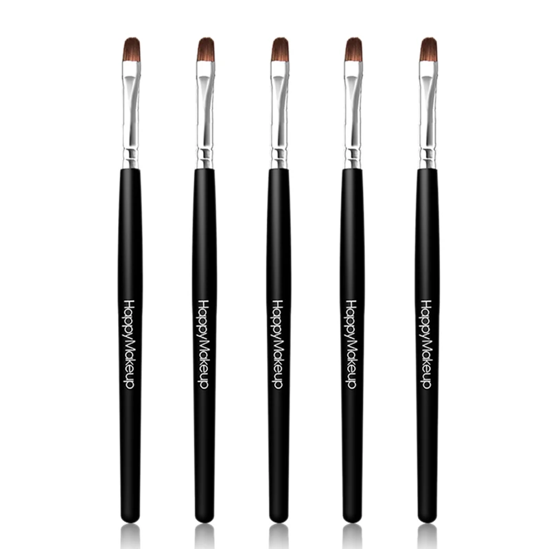 Makeup Brush Set Makeup Brush Lip Brush Makeup Tool Set Makeup Tool 1 Pcs Black Fiber Hair Lipstick Lip Gloss Makeup Brush Beauty Make Up Tools Women
