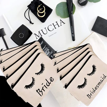 

Bridesmaid gift bride to be Cosmetic Makeup bag Robe Slippers Sleep Mask wedding bridal shower Bachelorette hen Party decoration