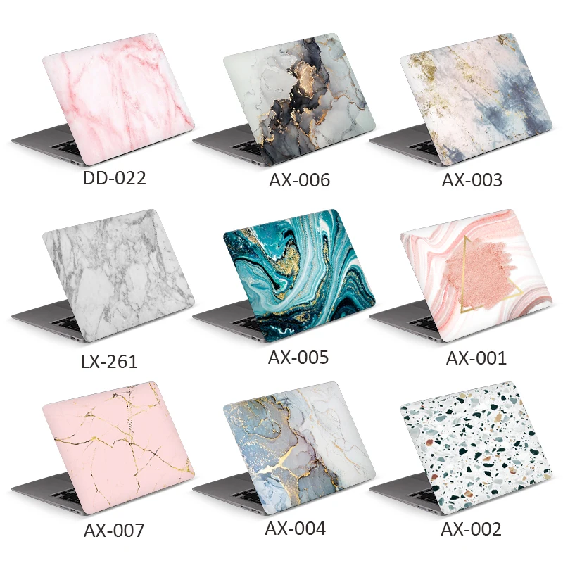 DIY marble laptop sticker laptop skin 12/13/14/15/17 inch for MacBook