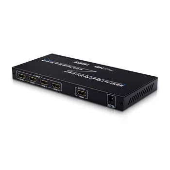 

Computer Accessory Picture Splitter HDMI DNF 4K 2.5K Office KVM Switches Seamless Sharing 1080P Multi-Viewer Switcher 4 In 1 Out
