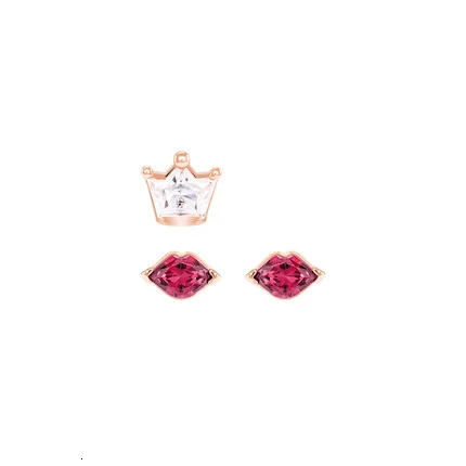 Rose Gold Мэнди Мода стерлингового серебра Высокое качество OOT мир Серьги для женщин ювелирные изделия почта - Окраска металла: Rose Gold
