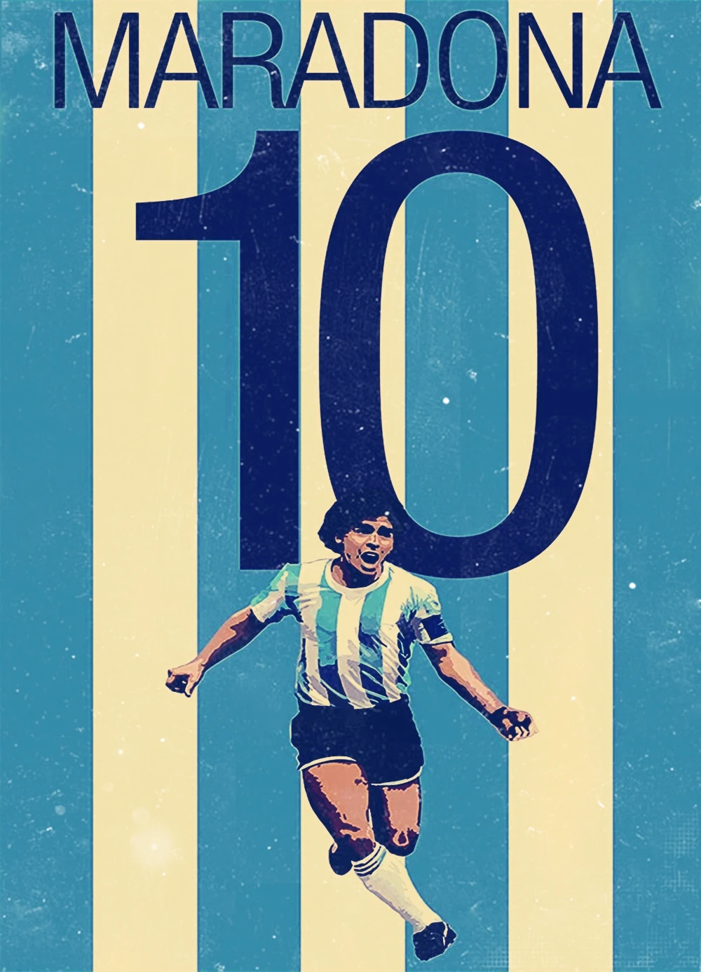 Футбольный постер с изображением Кубка мира Maradona10 украшение для дома подробный